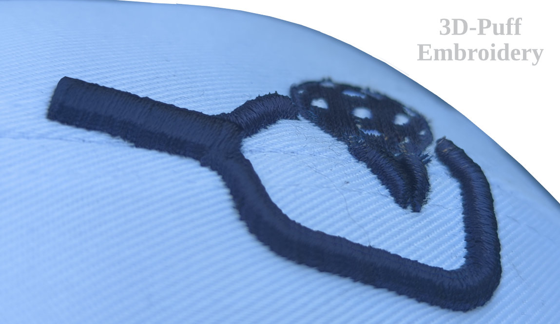 3D-Puff embroidery